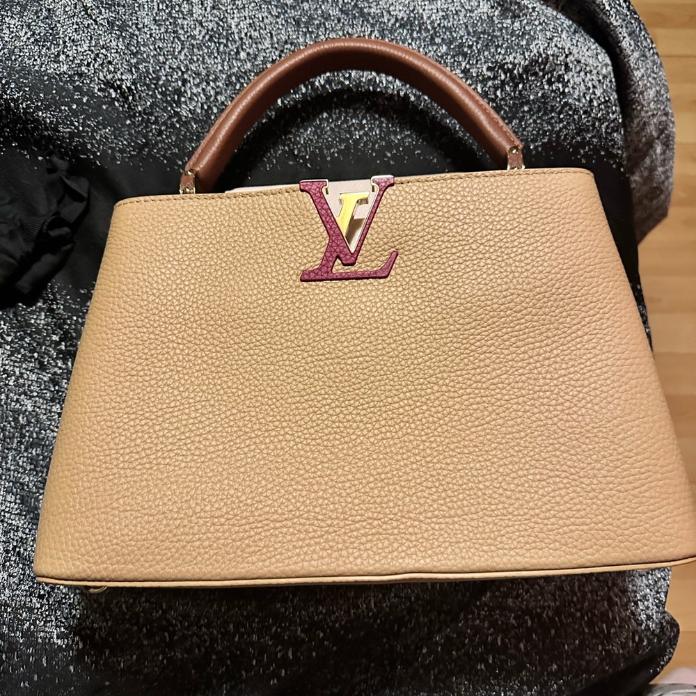 Cappuccino Color Louis Vuitton Crossbody.